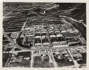 Collection of six original photographs of Hollywood studios, circa 1936