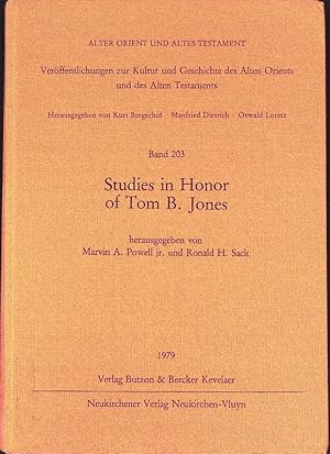 Seller image for Studies in honor of Tom B. Jones. Alter Orient und Altes Testament; Bd. 203. for sale by Antiquariat Bookfarm