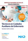 Técnico/a en Cuidados Auxiliares de Enfermería. Temario común. Servicio Navarro de Salud (Osasunb...