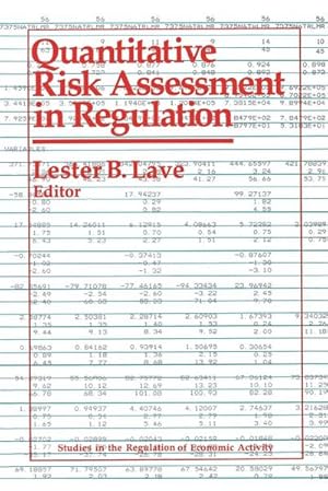 Seller image for Quantitative Risk Assessment in Regulation for sale by AHA-BUCH GmbH