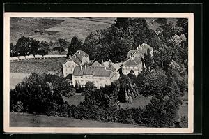 Bild des Verkufers fr Ansichtskarte Gelenau /Erzgeb., Knig-Albert-Heim aus der Vogelschau zum Verkauf von Bartko-Reher