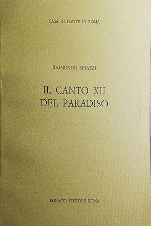 Il canto XII del Paradiso