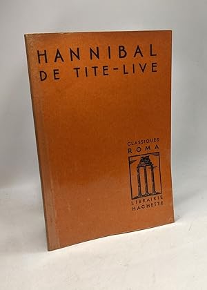 Imagen del vendedor de Hannibal de Tite-Live - prsent par Maxime Roux a la venta por crealivres