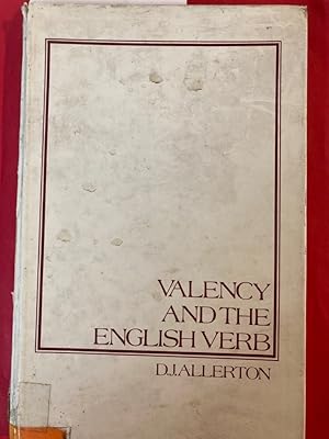 Seller image for Valency and the English Verb. for sale by Plurabelle Books Ltd