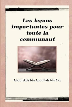 Seller image for Les leons importantes pour toute la communaut for sale by AHA-BUCH GmbH