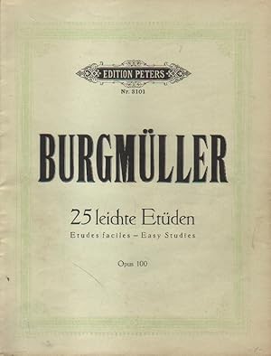 Seller image for Etden fr Pianoforte von Frd. Burgmller. for sale by Versandantiquariat Boller