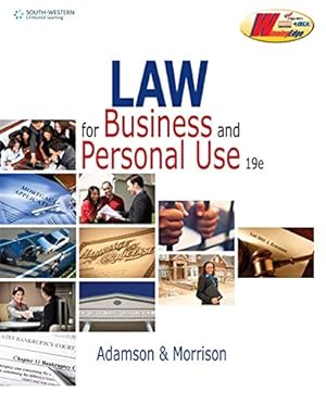 Seller image for Law for Business and Personal Use (DECA) for sale by Pieuler Store