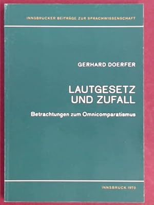 Seller image for Lautgesetz und Zufall. for sale by Gabis Bcherlager