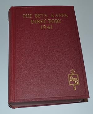 Phi Beta Kappa Directory, 1776-1941