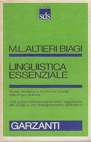 Seller image for Linguistica essenziale for sale by DRBOOKS