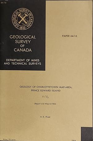 Geological Survey Of Canada Paper 64-16, Geology Of Charlottetown Map-Area