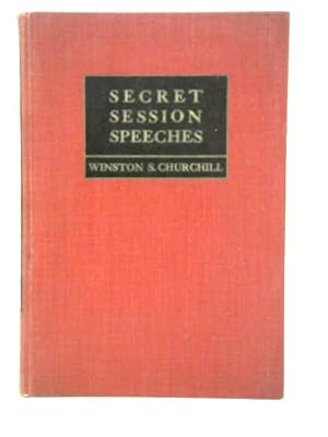 Seller image for Secret Sessions Speeches for sale by World of Rare Books
