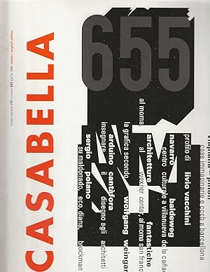 Imagen del vendedor de Casabella. numero 655.aprile 1998 italian / english edition a la venta por DRBOOKS