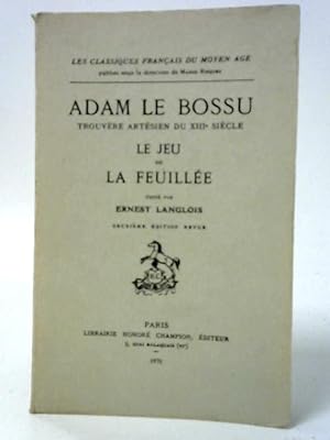 Image du vendeur pour Adam Le Bossu Trouv re Art sien Du XIII Si cle mis en vente par World of Rare Books