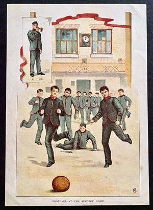 Seller image for DR. BARNARDO'S PRINT FOOTBALL AT THE STEPNEY HOME for sale by Elder Books