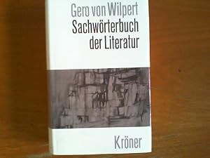 Sachwörterbuch der Literatur. Kröners Taschenausgabe, Band 231.