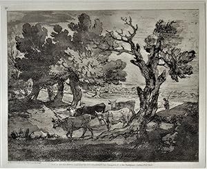 Original Print by & After Thomas Gainsborough, One of a Limited 1971 Edition of 75