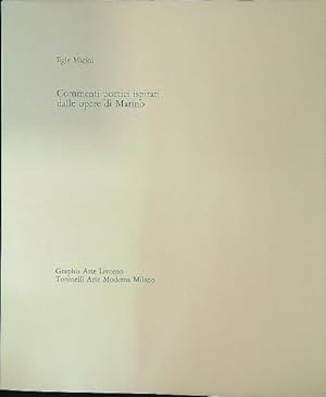 Seller image for Commenti poetici ispirati dalle opere di Marino for sale by Miliardi di Parole