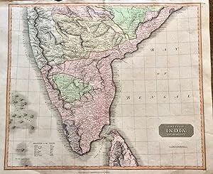 MAP OF BRITISH INDIA SOUTHERN PART