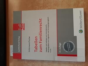 Bild des Verkufers fr Tabellen zum Familienrecht : Tabellen und Leitlinien zum Unterhaltsrecht, Rechengren zum Zugewinn- und Versorgungsausgleich zum Verkauf von Gebrauchtbcherlogistik  H.J. Lauterbach