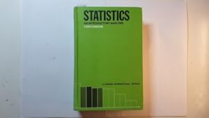 Seller image for Statistics, An Introductory Analysis for sale by Gebrauchtbcherlogistik  H.J. Lauterbach
