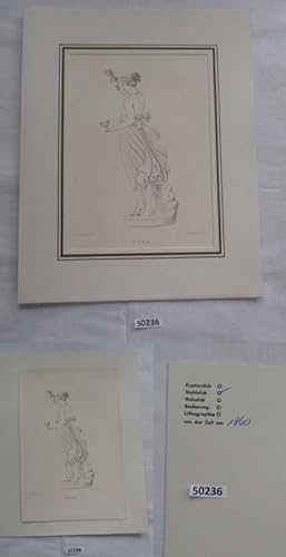 Seller image for alter Stich - Hebe (in der griechischen Mythologie die Gttin der Jugend) for sale by Versandhandel fr Sammler