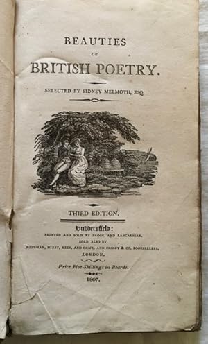 Beauties of British Poetry selected by Sydney Melmoth Esq