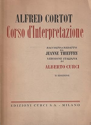 Corso d'Interpretazione di Alfred Cortot
