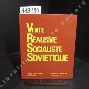 Image du vendeur pour Vente Ralisme Socialisme Sovitique. Catalogue de ventes aux enchres, Espace Cardin, 4 mai 1973. mis en vente par Librairie-Bouquinerie Le Pre Pnard