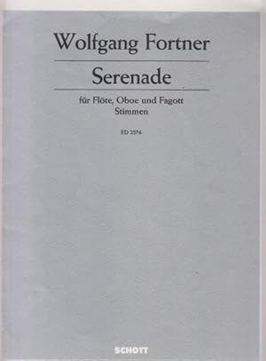 Image du vendeur pour Serenade for Flute, Oboe and Bassoon - Set of Parts mis en vente par Hancock & Monks Music