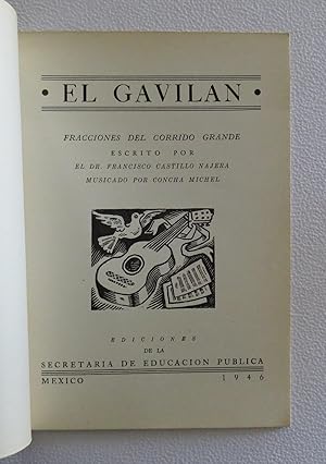 Imagen del vendedor de El Gaviln. Fracciones del Corrido Grande a la venta por Librera Urbe