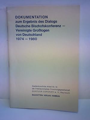 Dokumentation zum Ergebnis des Dialogs Deutsche Bischofskonferenz - Vereinigte Großlogen von Deut...