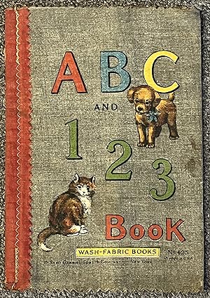 ABC and 123 Book. Wash-Fabric Books. No. 425.