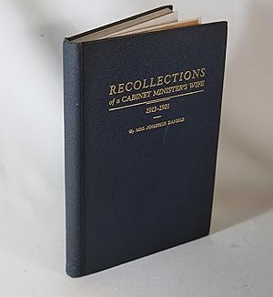 Recollections of a Cabinet Minister's Wife; 1913-1921