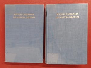 M. Tulli Ciceronis de natura deorum. Libri III (complete in 2 volumes). M. Tullius Cicero. Ed. by...