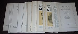 Seller image for Bulletin of the Abraham Lincoln Association (35 Issues Plus 2 Fold Index) for sale by Pensees Bookshop