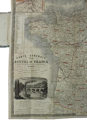 Seller image for CARTE GNRALE DES ROUTES DE FRANCE: for sale by Bergoglio Libri d'Epoca