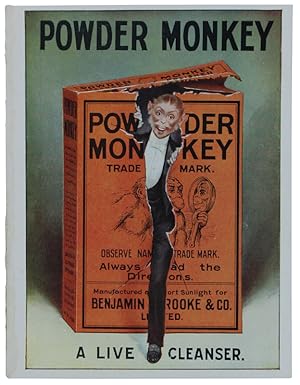 POWDER MONKEY. Cromolitografia ORIGINALE del 1912 a colori su carta, cm 16x12,3: