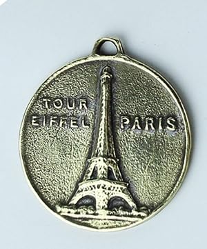 MEDAGLIA VINTAGE PARIS - ARC DE TRIOMPHE - TOUR EIFFEL: