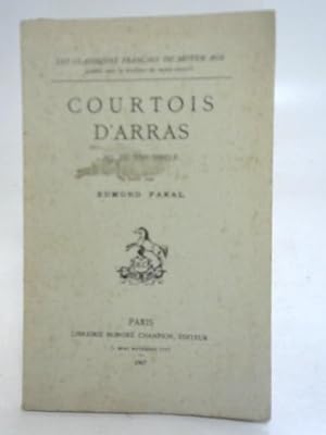 Image du vendeur pour Courtois d'Arras, Jeu Du XIIIe Si cle mis en vente par World of Rare Books