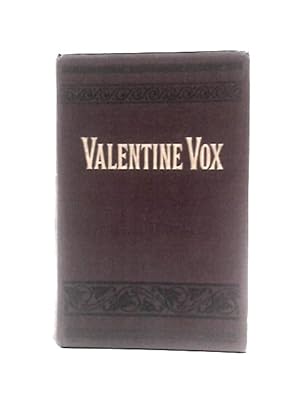 Seller image for The Life and Adventures of Valentine Vox for sale by World of Rare Books