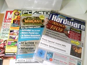 Konvolut: 4 diverse Zeitschriften Games / PC Games.