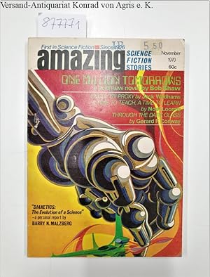 Amazing Science Fiction Stories November, 1970: One Million Tomorrows; a Time to Teach, a Time to...