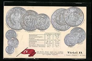 Ansichtskarte Münzen aus der Türkei
