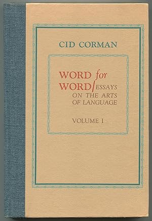 Seller image for Word for Word: Essays on the Art of Language:Volume I. for sale by Between the Covers-Rare Books, Inc. ABAA