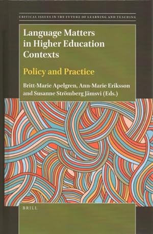 Seller image for Language Matters in Higher Education Contexts : Policy and Practice for sale by GreatBookPrices