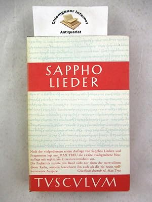 SAPPHO: Griechisch und Deutsch. Herausgegeben von Max Treu. Tusculum Bücherei.