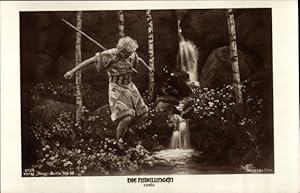 Ansichtskarte / Postkarte Filmszene aus Die Nibelungen I Teil, Siegfried von Lanze durchstochen, ...
