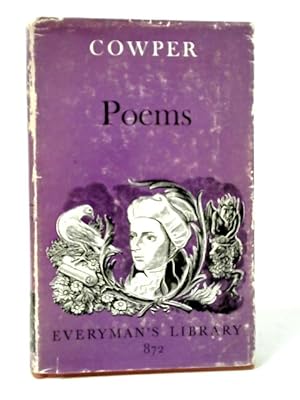 Bild des Verkufers fr Cowper's Poems zum Verkauf von World of Rare Books