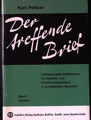 Seller image for Der treffende Brief. for sale by books4less (Versandantiquariat Petra Gros GmbH & Co. KG)